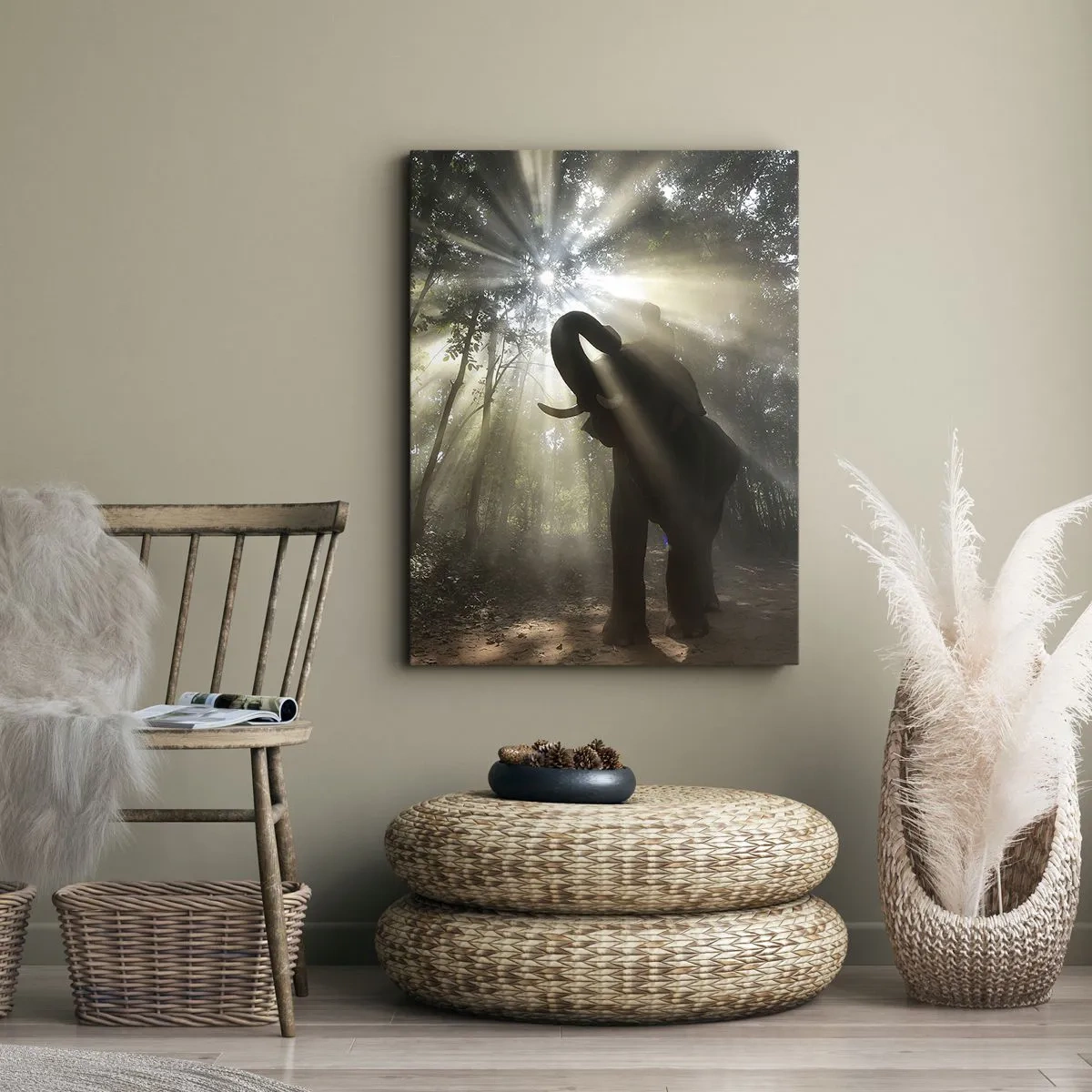 Quadro em tela - Sob a estrela da sorte - 50x70 cm