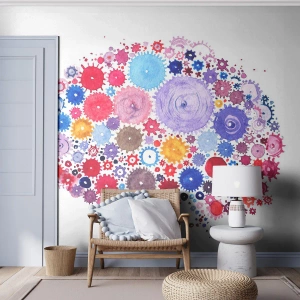 Papel de Parede Autocolante Deluxe Sticker - A máquina mais perfeita da natureza - Abstração, Cérebro, Gráficos - 100x70 cm