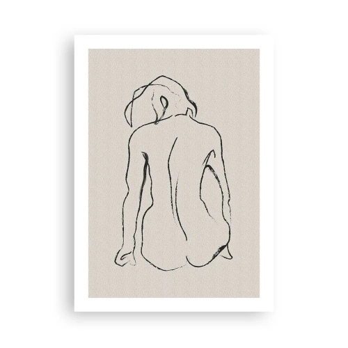 Pôster - Nu de rapariga - 50x70 cm