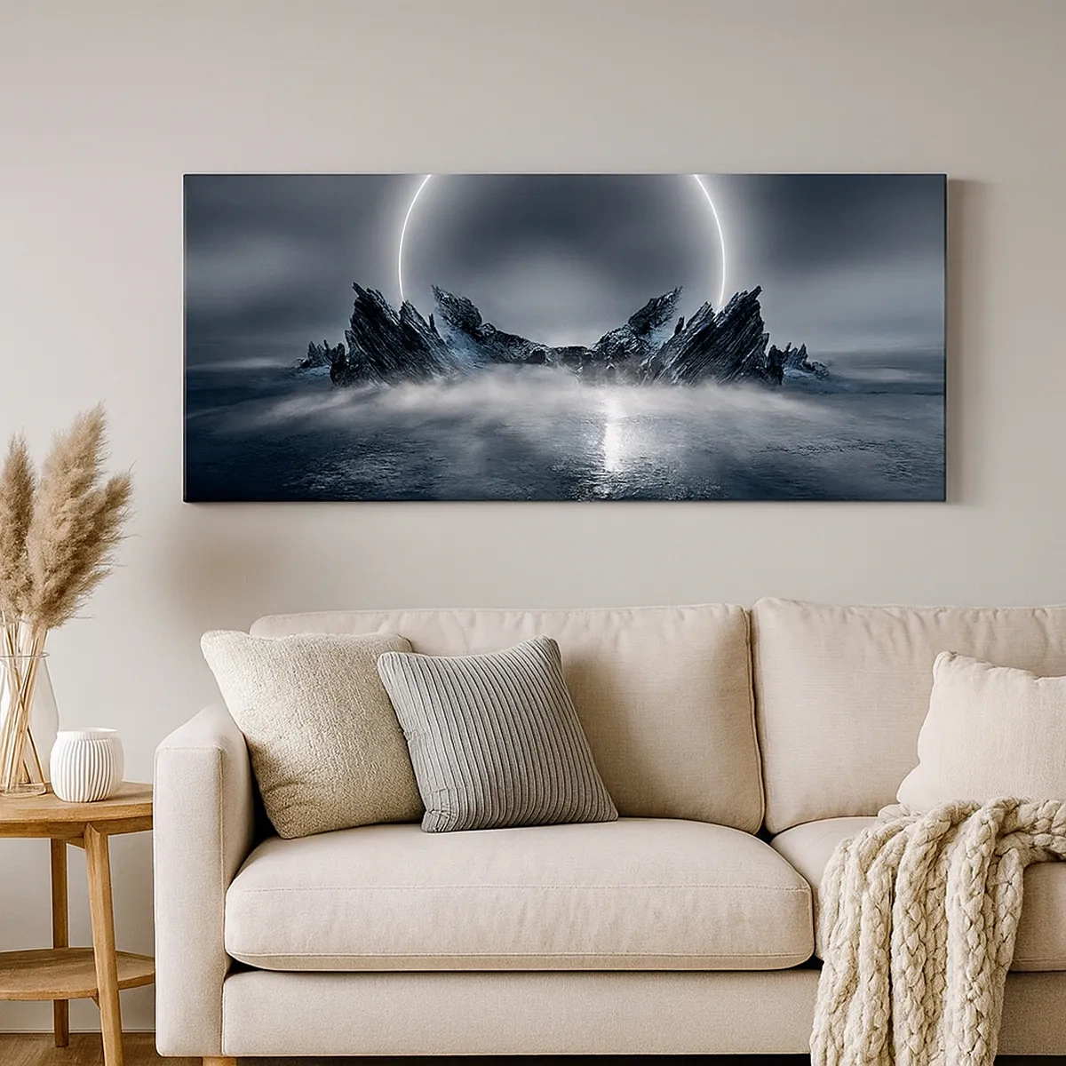 Quadro em tela - O fim da história - 30x30 cm