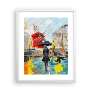 Pôster em moldura branca - Lendas parisienses - 40x50 cm