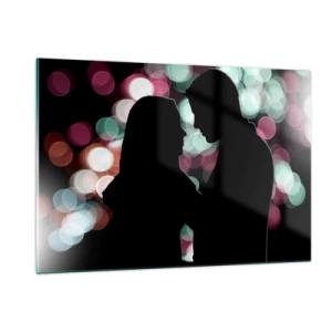 Quadro em vidro - Sim! - 120x80 cm