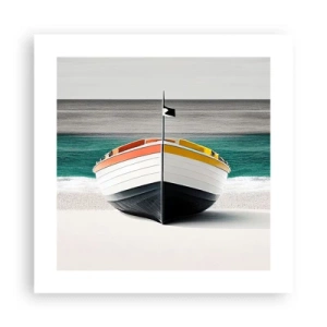 Pôster - No seu lugar - 40x40 cm