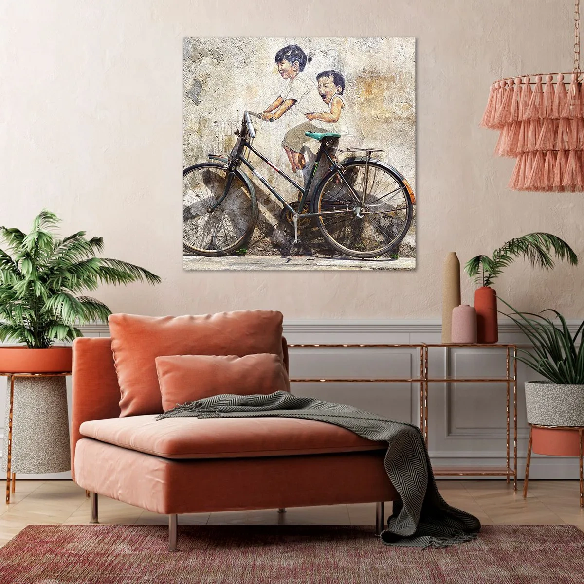 Quadro em tela - Verdadeiro ou falso? - 50x50 cm