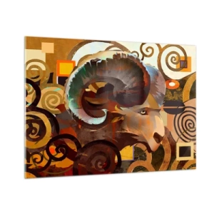 Quadro em vidro - Magia - religiões - rituais - 100x70 cm