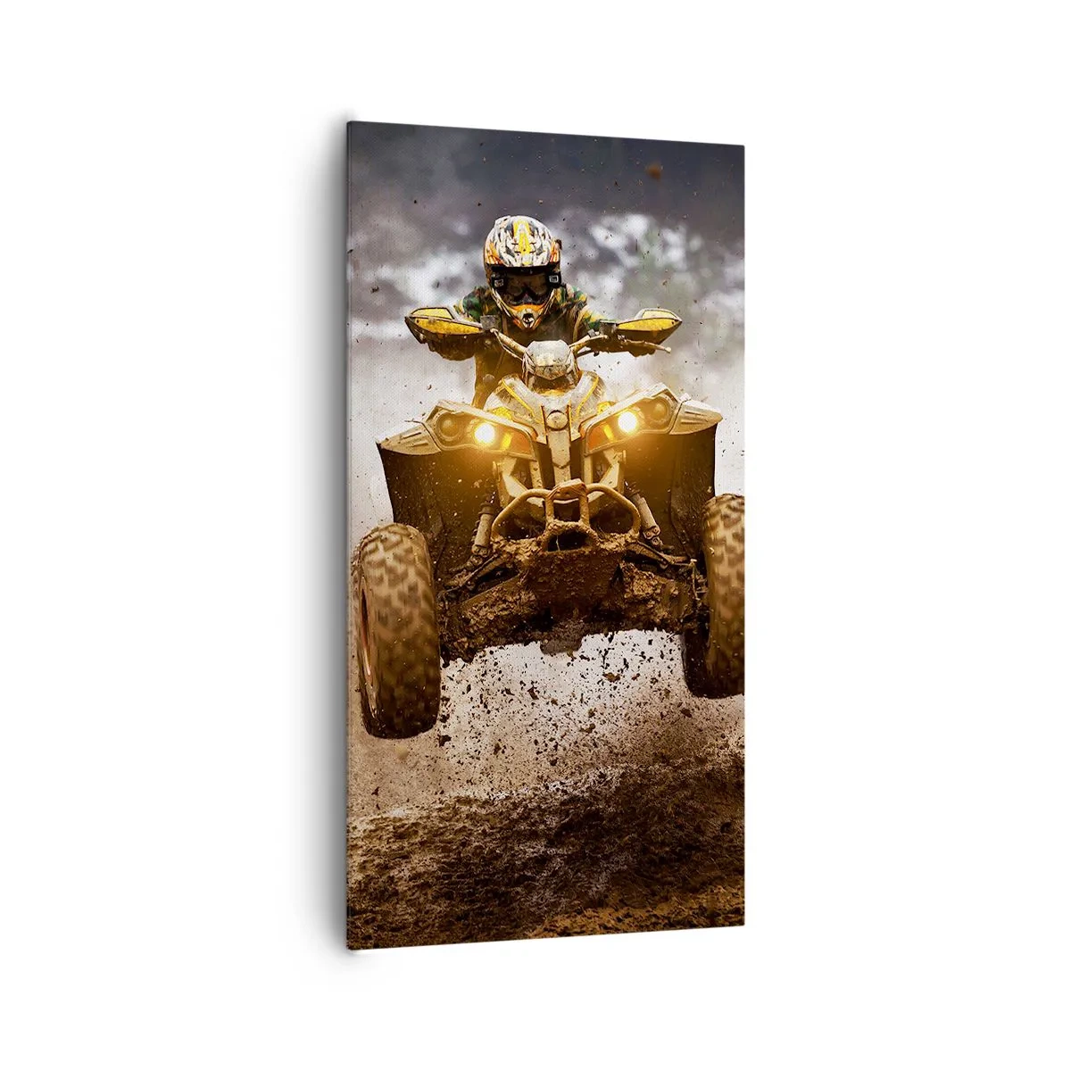 Quadro em tela - No risk no fun - 65x120 cm