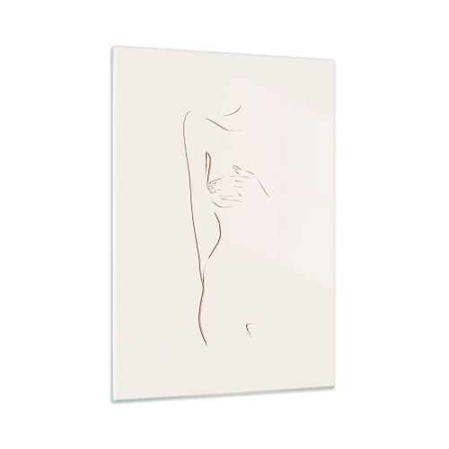 Quadro em vidro - A forma do desejo - 50x70 cm