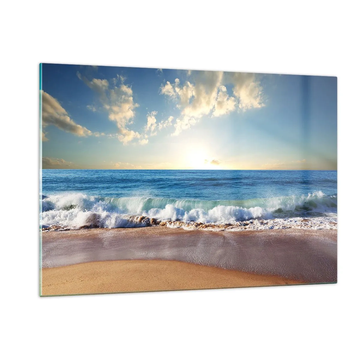 Quadro em vidro - Movimento e quietude ao mesmo tempo - 120x80 cm