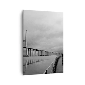 Quadro em tela - Cada um com o que merece - 70x100 cm