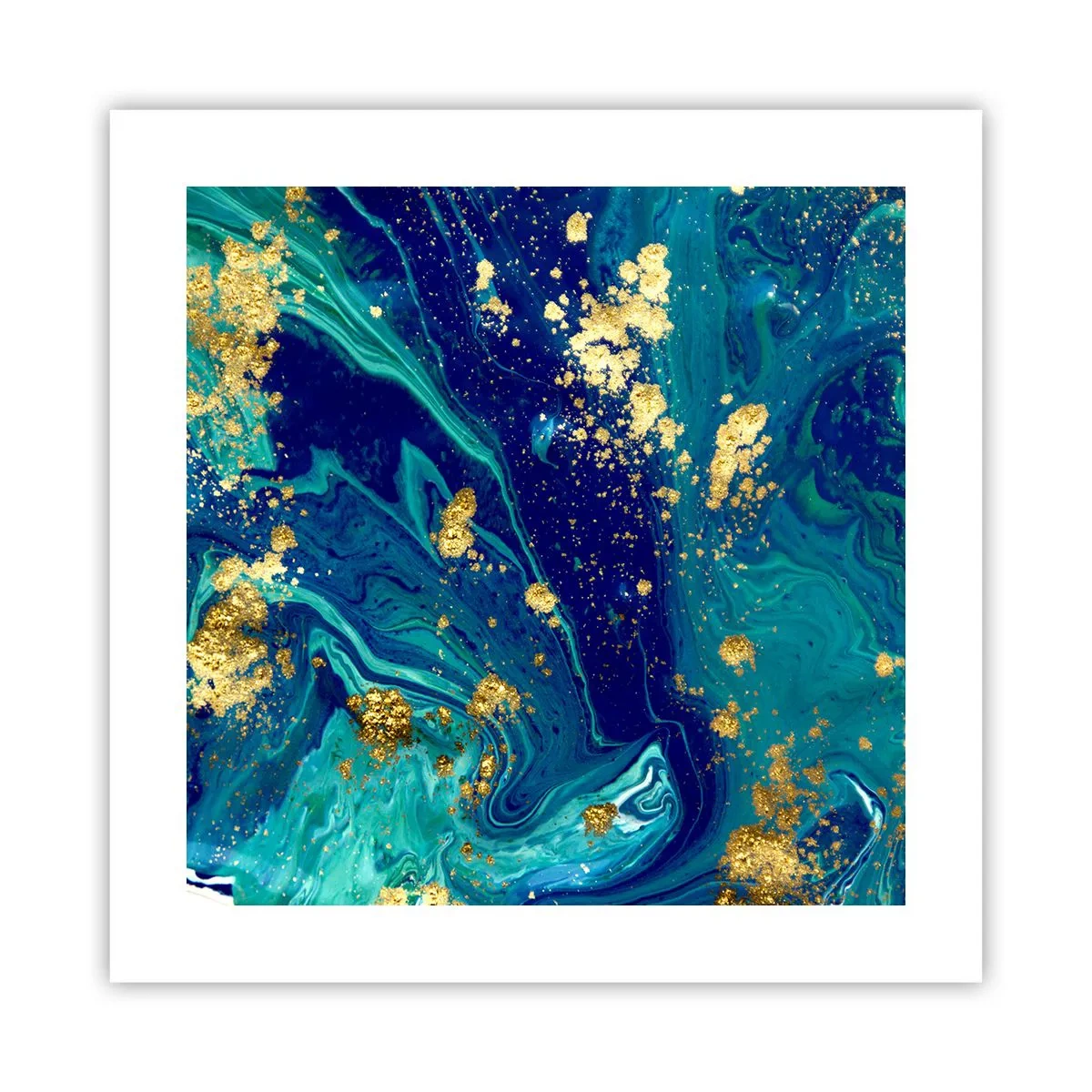 Pôster - Flocos de sol - 40x40 cm