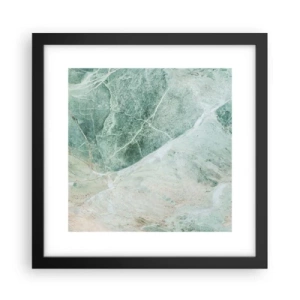 Pôster com moldura preta - A nobre frieza da pedra - 30x30 cm