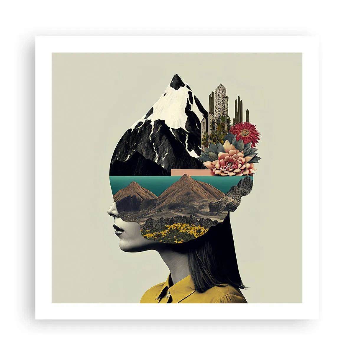 Pôster - Mulher – sempre um mistério - 60x60 cm