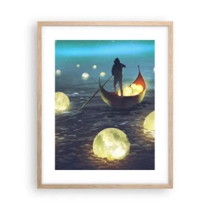 Pôster com moldura de carvalho claro - Coisas com as quais os filósofos nunca sonharam - 40x50 cm