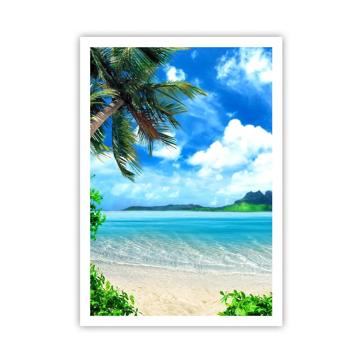 Pôster - O azul dos trópicos - 70x100 cm