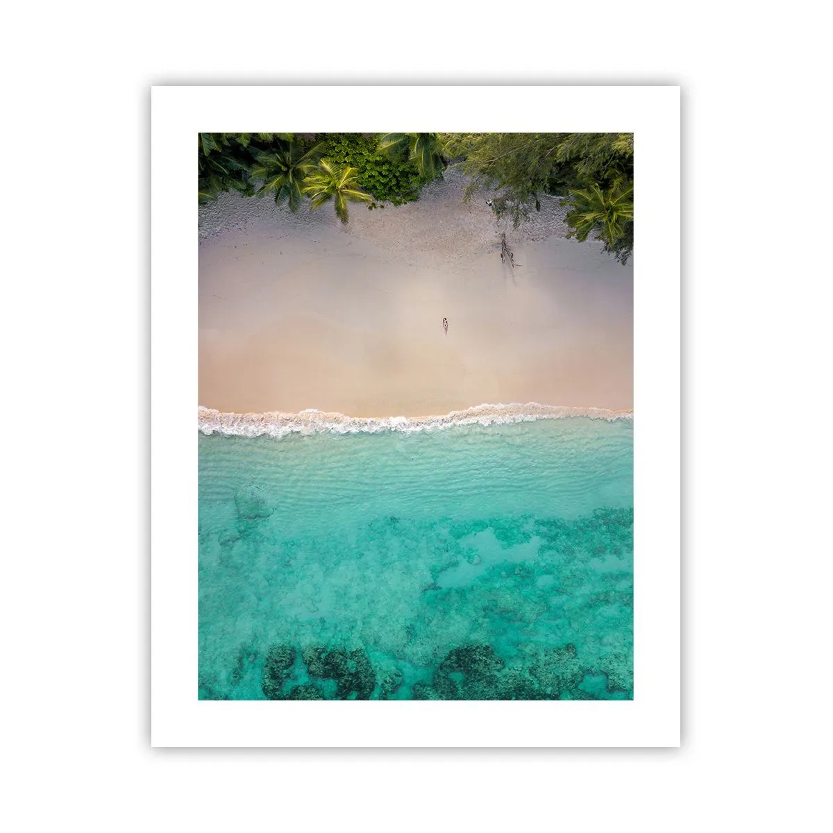 Pôster - Praia do paraíso - 40x50 cm