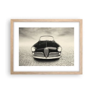 Pôster com moldura de carvalho claro - E como não me amar? - 40x30 cm