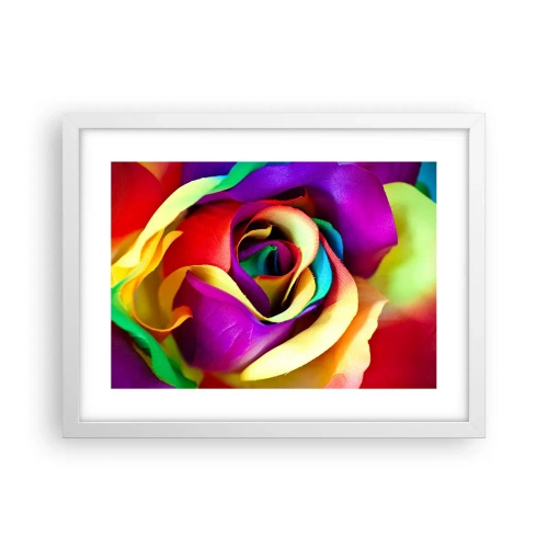 Pôster em moldura branca - É impossível - 40x30 cm