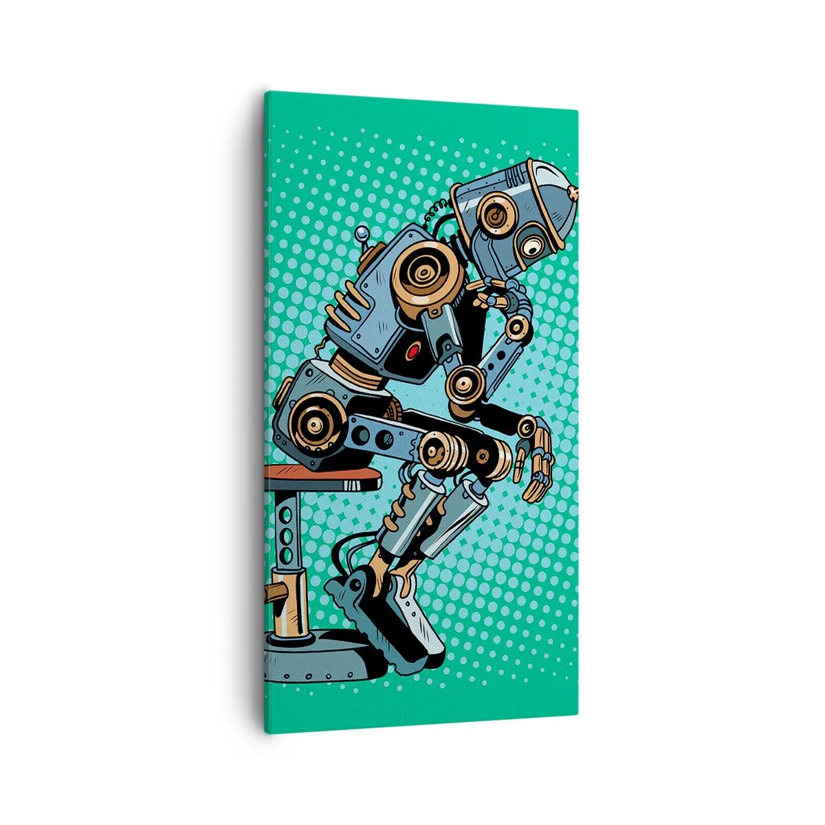 Quadro em tela - Sobre a essência do ser - 55x100 cm