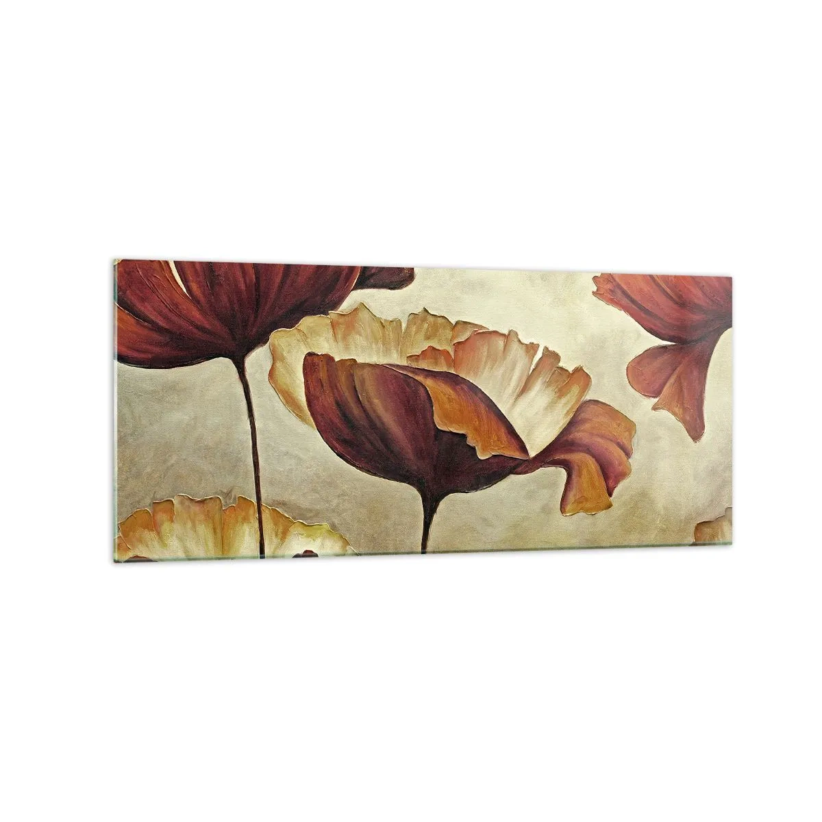 Quadro em vidro - Prados e pradarias - 120x50 cm