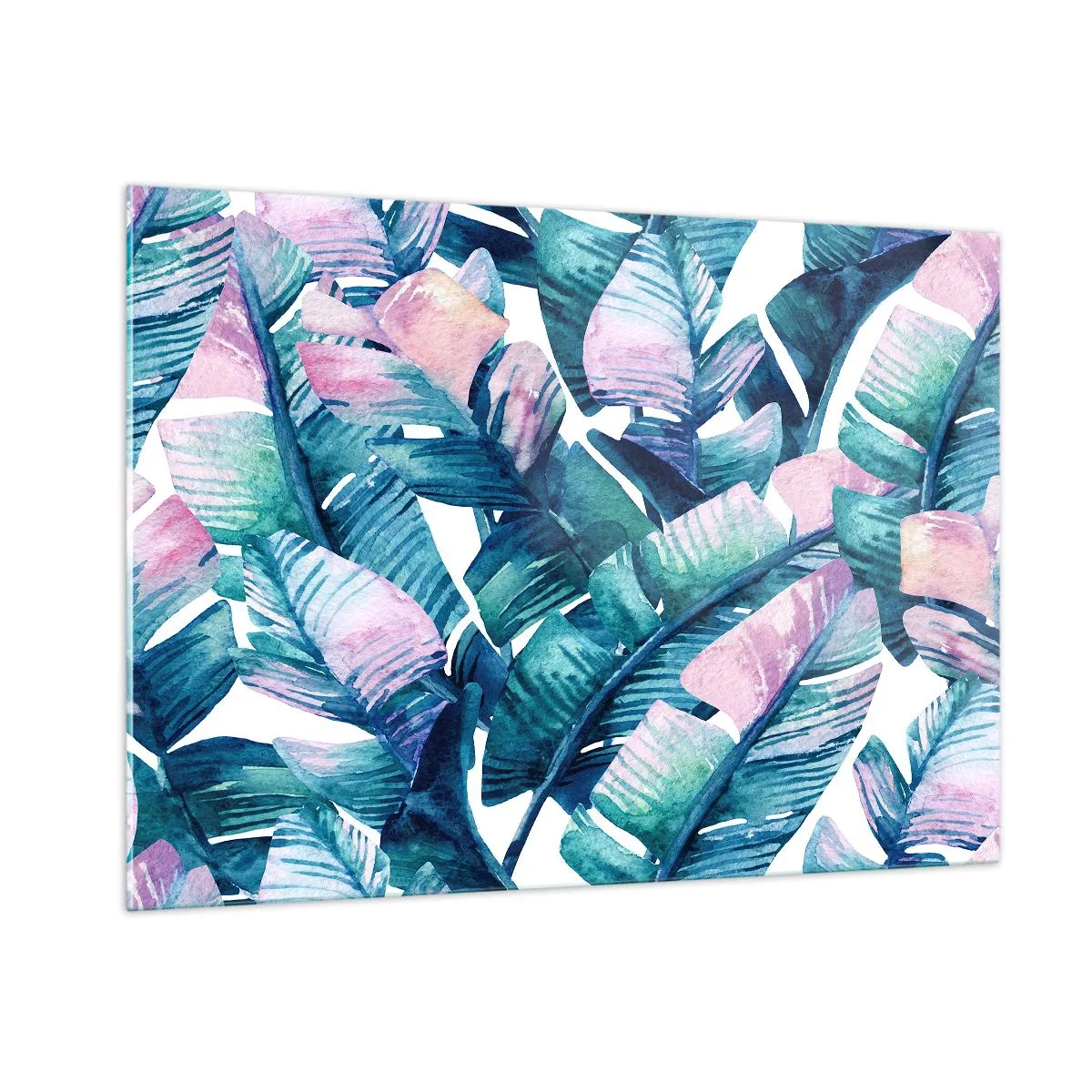 Quadro em vidro - Em um bananeiro - 100x70 cm