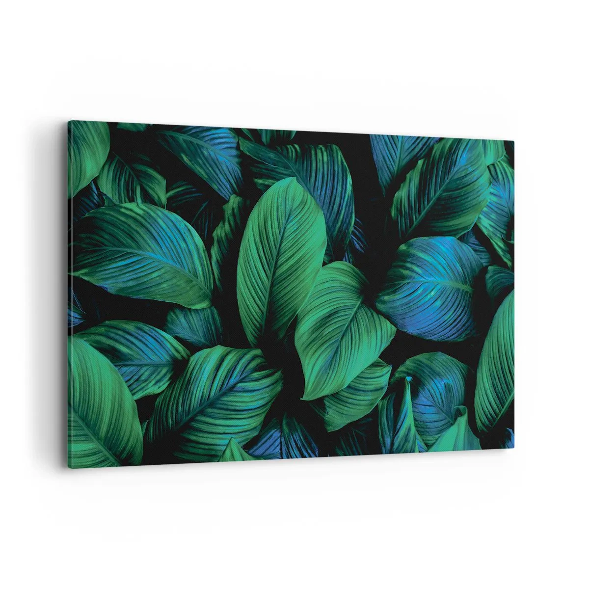 Quadro em tela - Na multidão verde - 120x80 cm