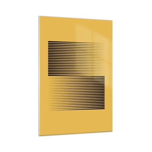 Quadro em vidro - Quadratura de opostos - 70x100 cm