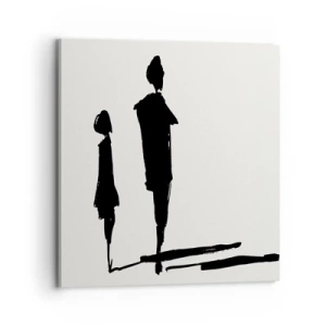 Quadro em tela - Certeza que juntos? - 70x70 cm