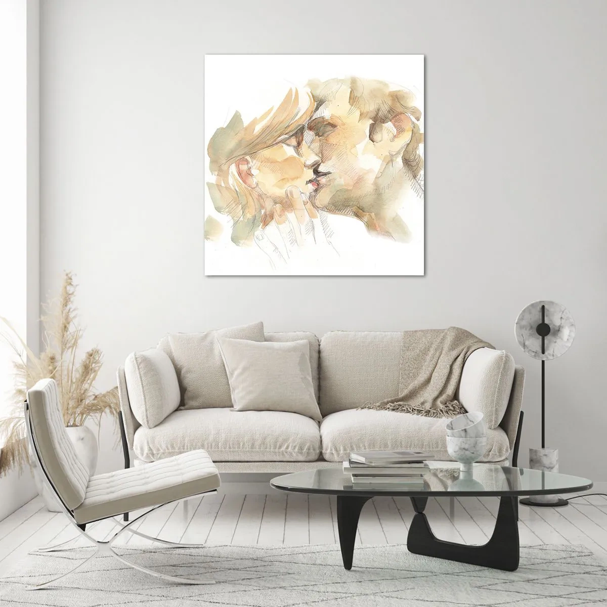 Quadro em vidro - A outra metade foi encontrada? - 30x30 cm