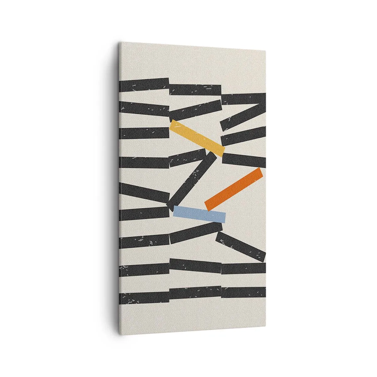 Quadro em tela - Dominó – composição - 45x80 cm