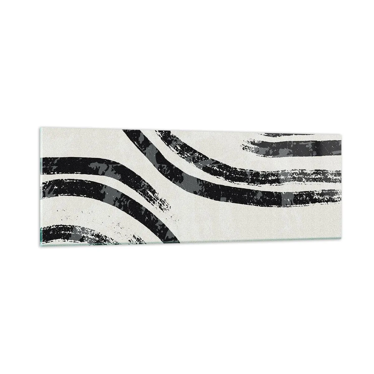 Quadro em vidro - Meio parado - 90x30 cm