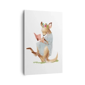 Quadro em tela - Leia para mim, mamãe - 80x120 cm