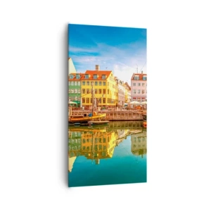 Quadro em tela - Sobre a água tão lisa como um espelho - 65x120 cm