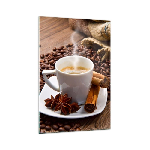 Quadro em vidro - Sabor e aroma picantes - 70x100 cm