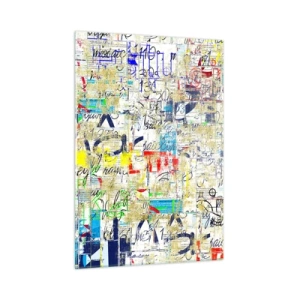 Quadro em vidro - Simplesmente agradável aos olhos - 50x70 cm