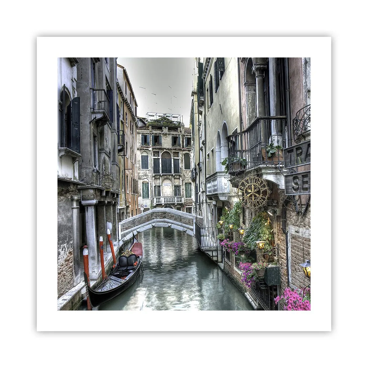 Pôster - Há séculos em devaneio silencioso - 50x50 cm