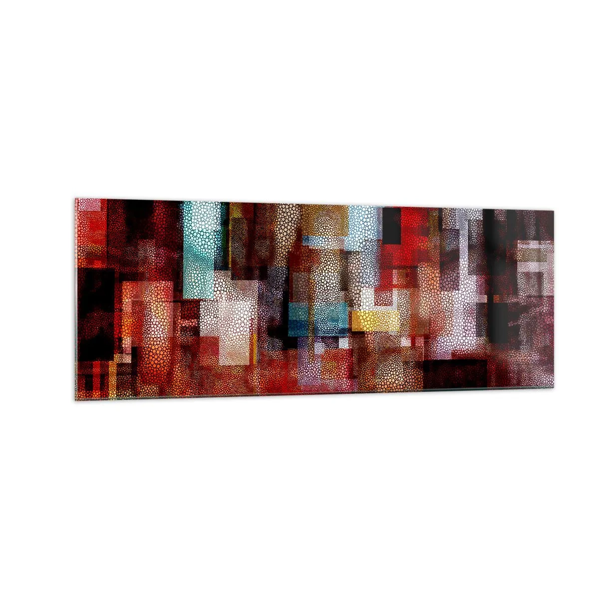 Quadro em vidro - Uma grande confusão - 140x50 cm