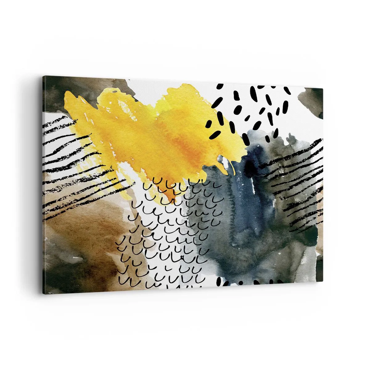 Quadro em tela - Reunião dos elementos da natureza - 120x80 cm