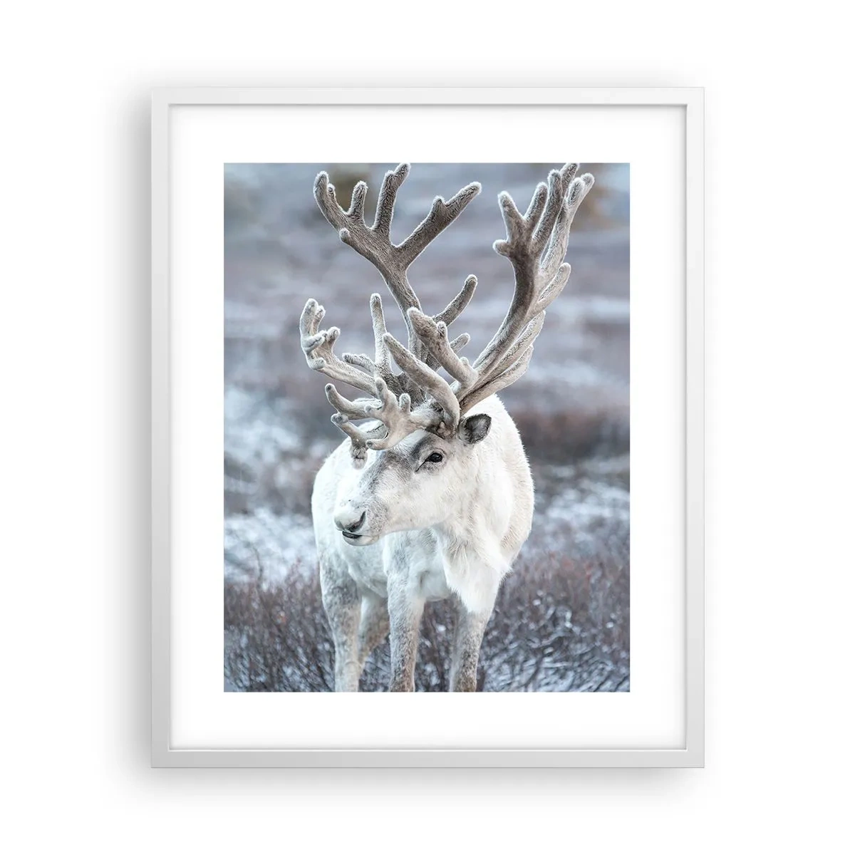 Pôster em moldura branca - Retrato ao sol - 40x50 cm