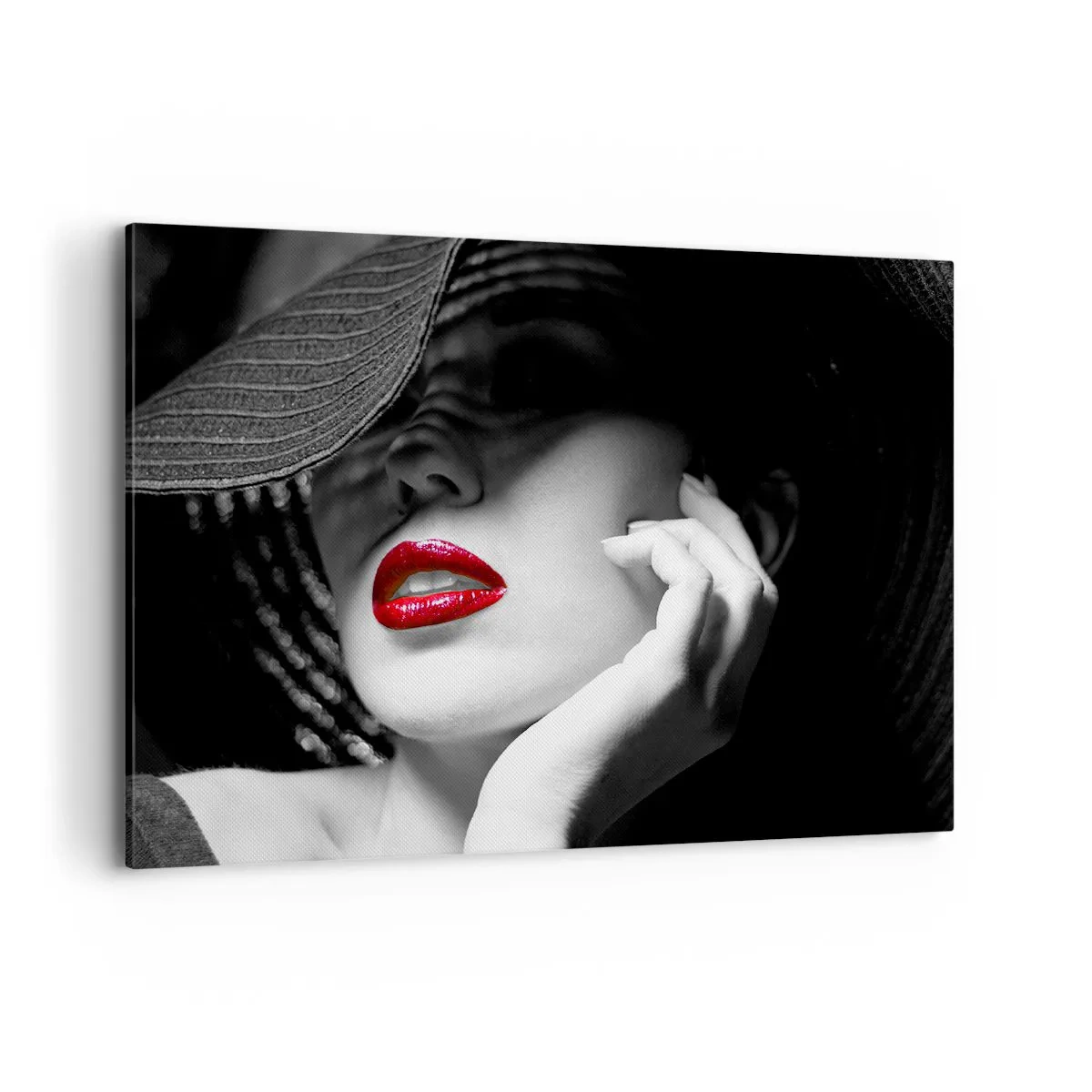Quadro em tela - Um estudo em vermelho - 100x70 cm