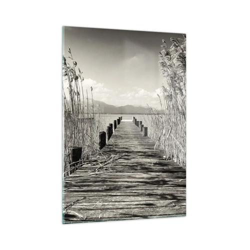 Quadro em vidro - No silêncio da relva - 50x70 cm