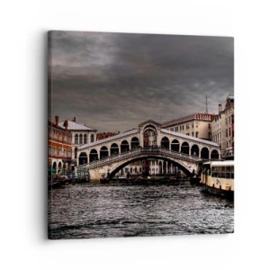 Quadro em tela - A promessa de uma noite em Veneza - 30x30 cm