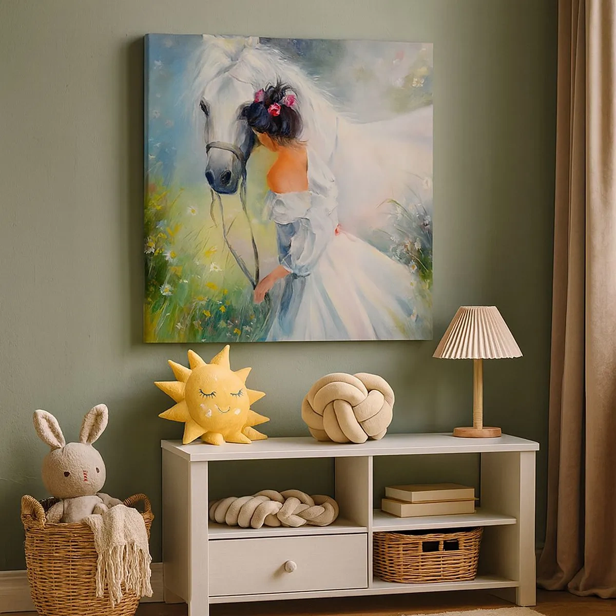 Quadro em tela - Como um belo sonho - 30x30 cm