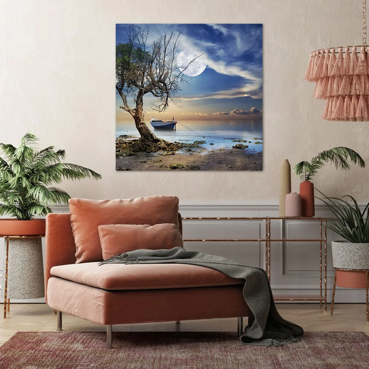 Quadro em tela - É este o fim ou o começo? - 40x40 cm