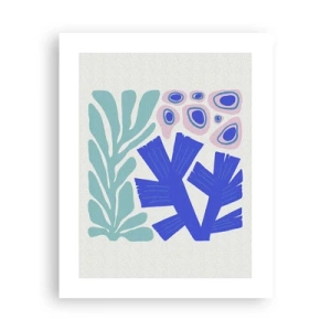 Pôster - Jardim subaquático - 40x50 cm