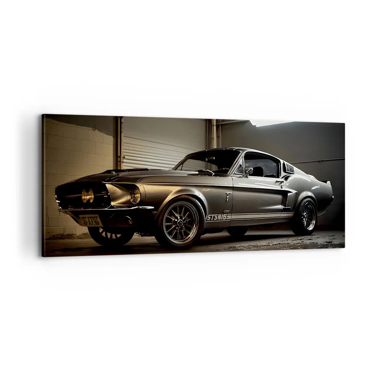 Quadro em tela - De volta ao passado - 100x40 cm