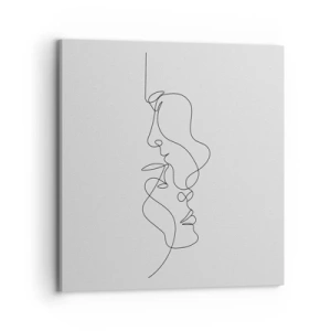 Quadro em tela - O calor dos desejos amargos - 70x70 cm