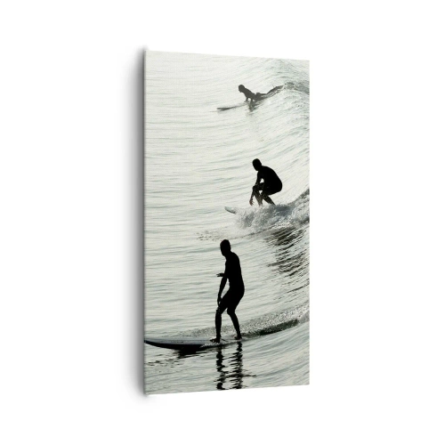 Quadro em tela - Para conhecer a onda - 65x120 cm