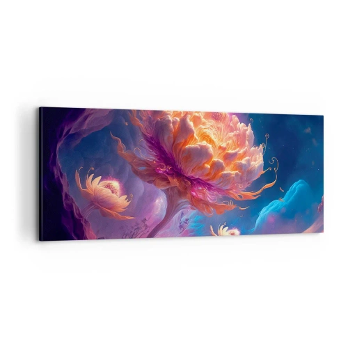Quadro em tela - Outro mundo - 100x40 cm