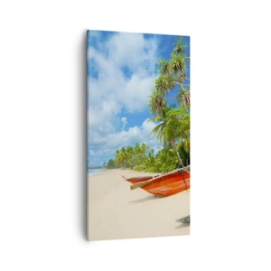 Quadro em tela - O encanto dos trópicos - 55x100 cm