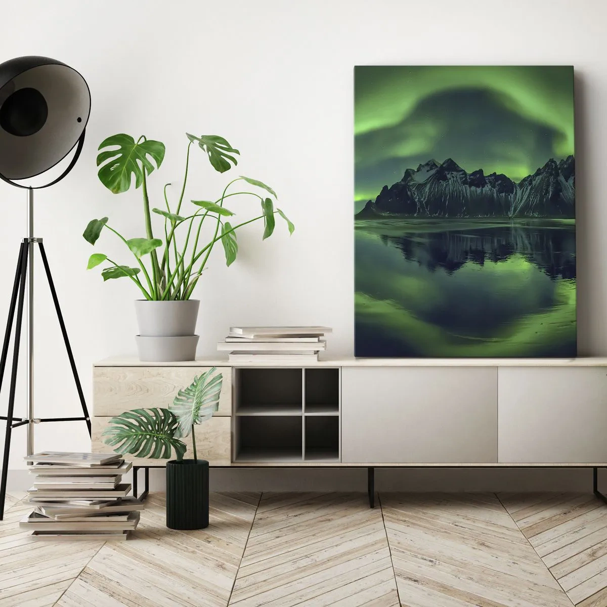 Quadro em tela - Nos braços da aurora - 65x120 cm